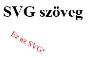 SVG szöveg