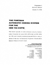 Fortran, 1957